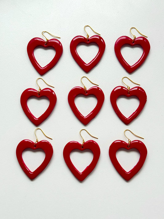 Heart Cutout Dangles