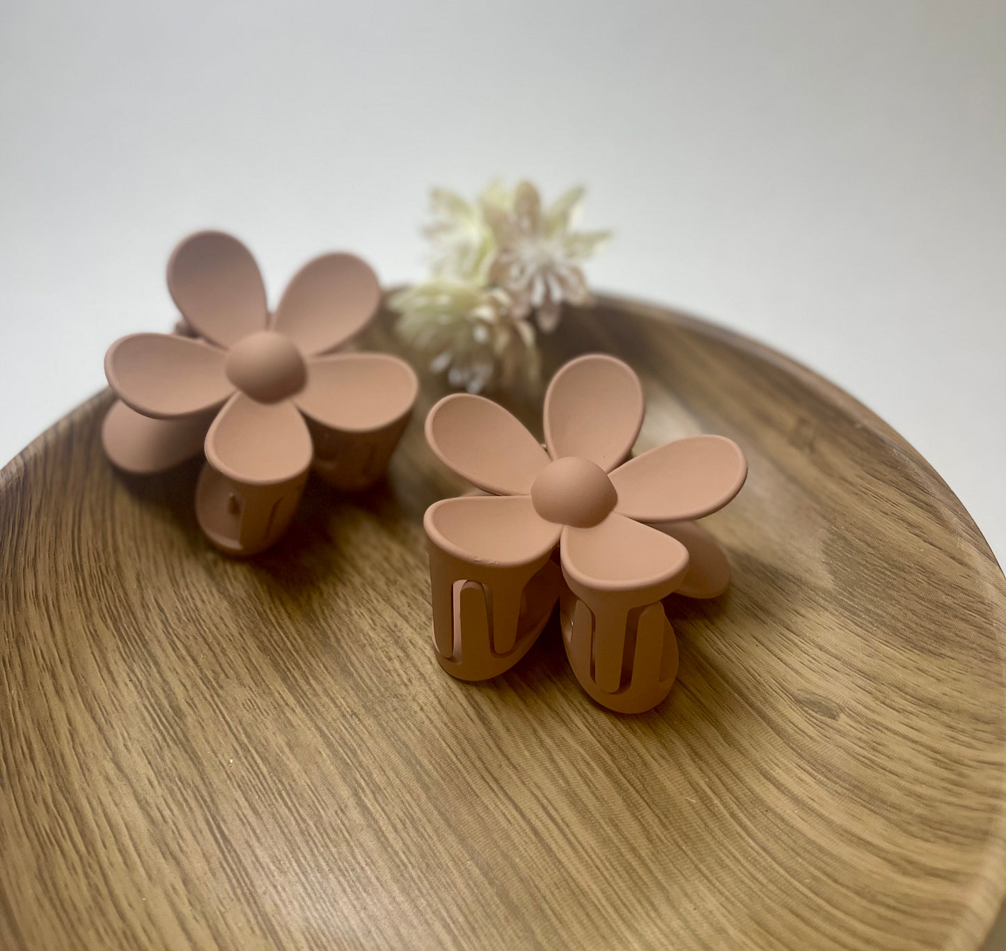 Flower hair clips