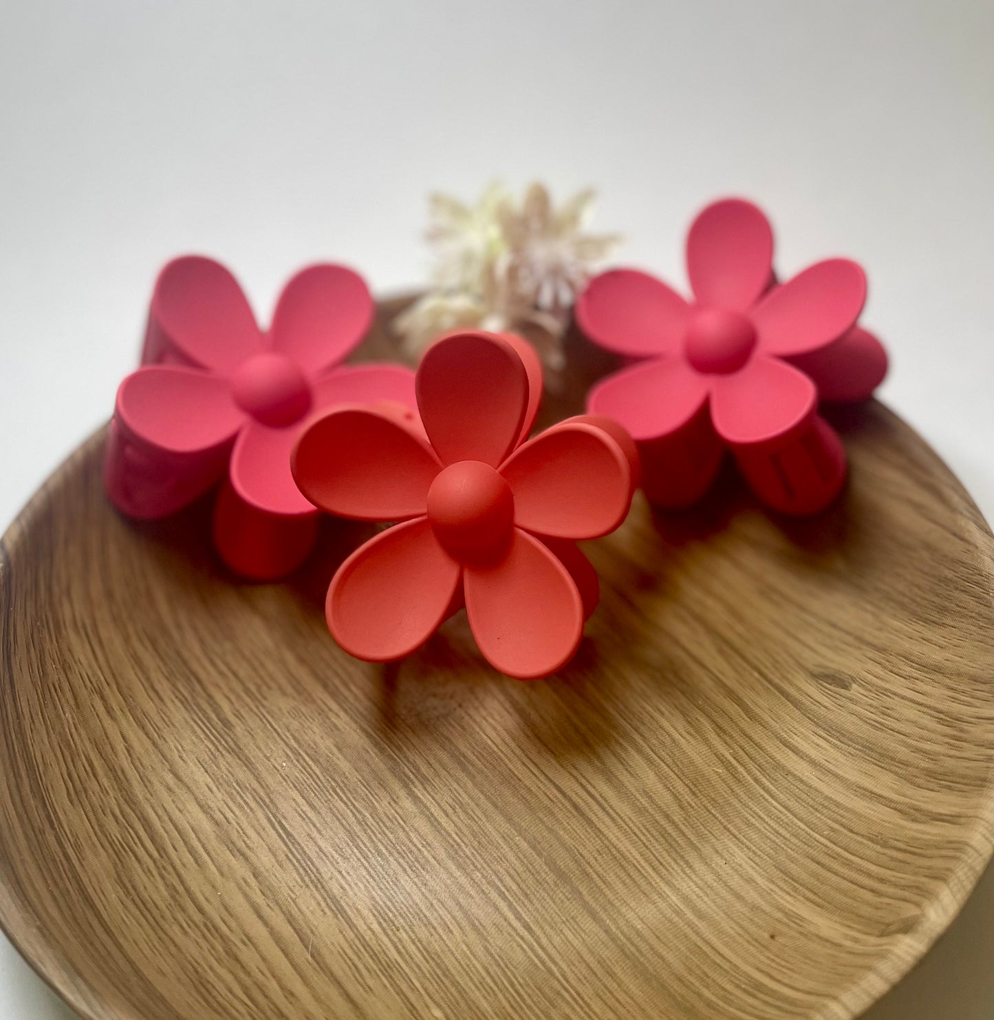 Flower hair clips