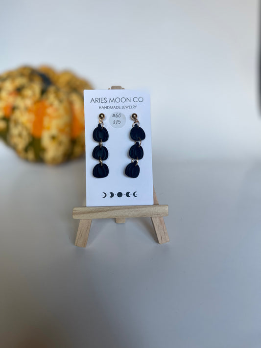 Small black pumpkins