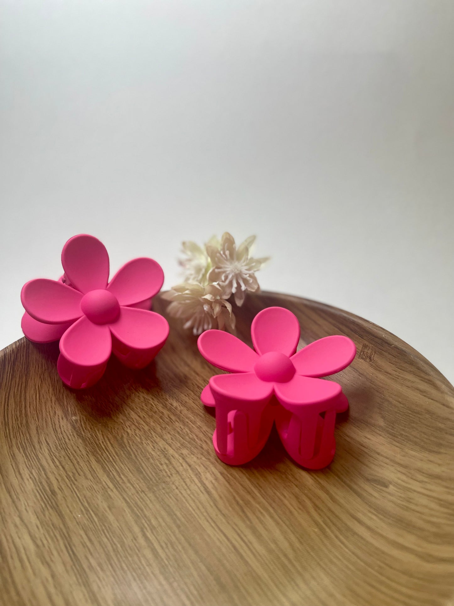 Flower hair clips