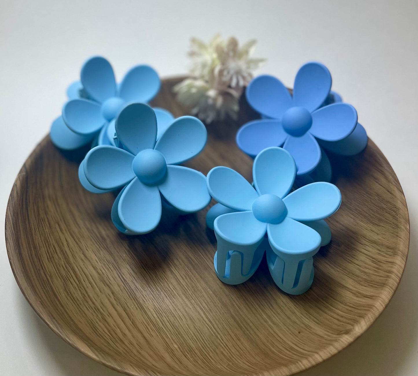 Flower hair clips